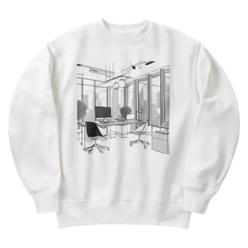 グローバルノマッドオフィス Heavyweight Crew Neck Sweatshirt