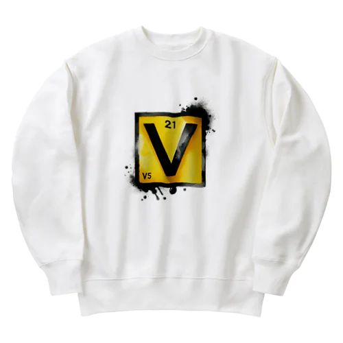 元素シリーズ　~バナジウム V~ Heavyweight Crew Neck Sweatshirt