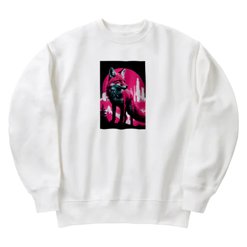 トワイライトフォックス・ピンクハント Heavyweight Crew Neck Sweatshirt