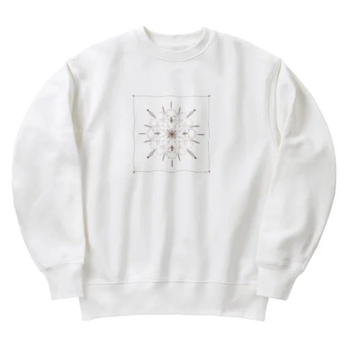 よく見たらカピバラ Heavyweight Crew Neck Sweatshirt