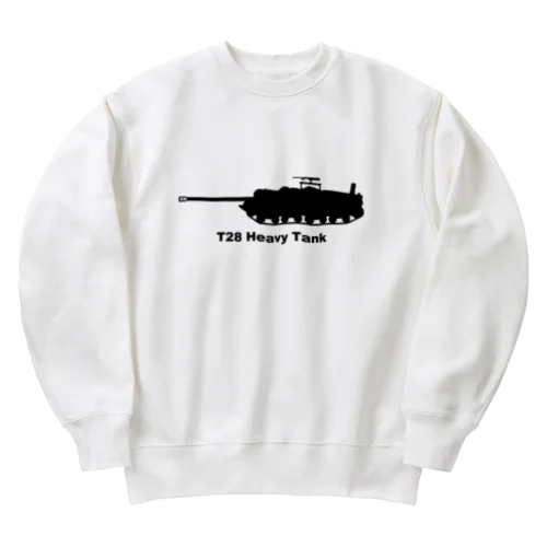 T28重戦車 Heavyweight Crew Neck Sweatshirt