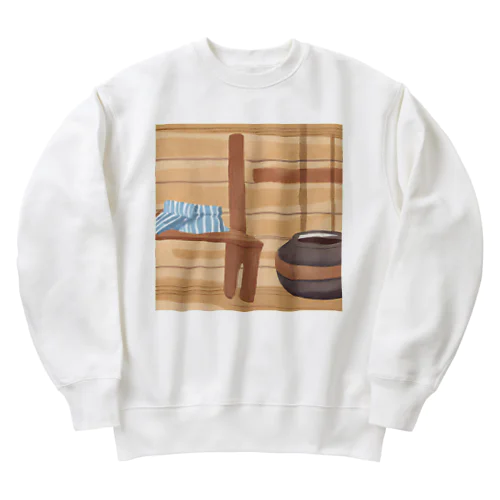 さうなくん Heavyweight Crew Neck Sweatshirt