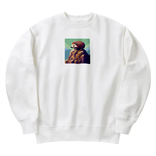 孤高のハリネズミ Heavyweight Crew Neck Sweatshirt