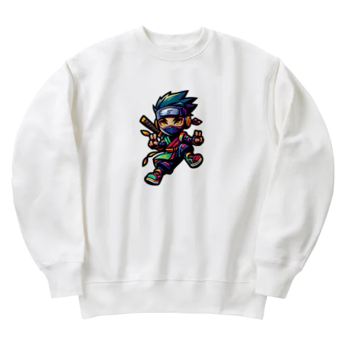 “Digital Ninja” Heavyweight Crew Neck Sweatshirt