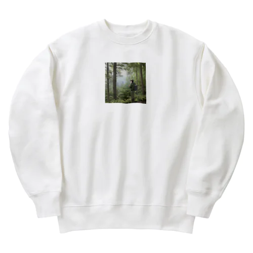 forest ranger Heavyweight Crew Neck Sweatshirt