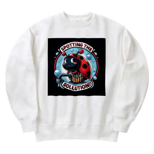 水道屋さんシリーズ～てんてん君 Heavyweight Crew Neck Sweatshirt