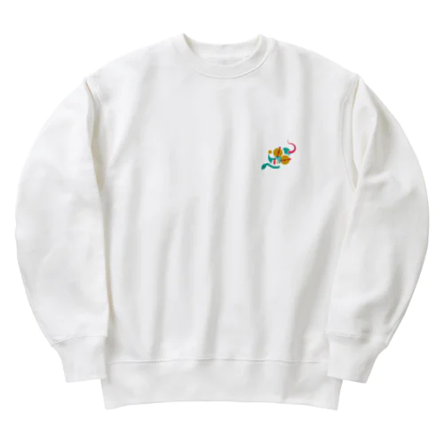 逃走チュウ Heavyweight Crew Neck Sweatshirt