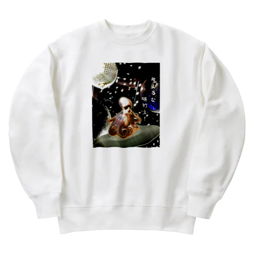 タコ at the disco Heavyweight Crew Neck Sweatshirt