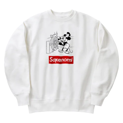 蒸気船ウィリーとsakenomi Heavyweight Crew Neck Sweatshirt