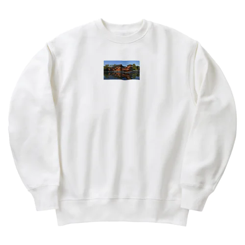 平等院鳳凰堂君 Heavyweight Crew Neck Sweatshirt