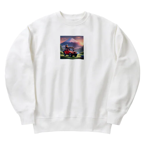 イケオジ週末の野遊び Heavyweight Crew Neck Sweatshirt