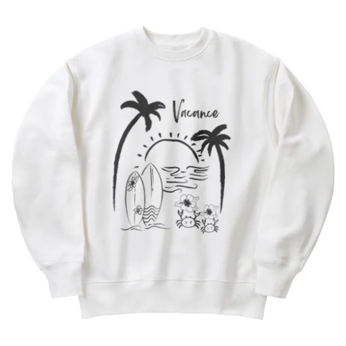 バカンス Heavyweight Crew Neck Sweatshirt