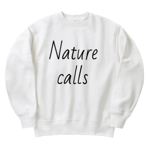 Natur calls Heavyweight Crew Neck Sweatshirt