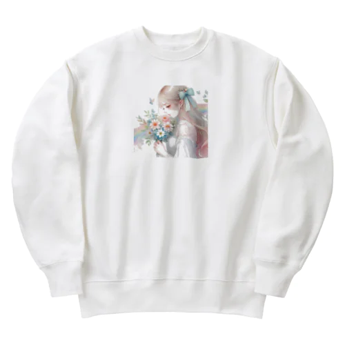 あなたを想う少女✨ Heavyweight Crew Neck Sweatshirt