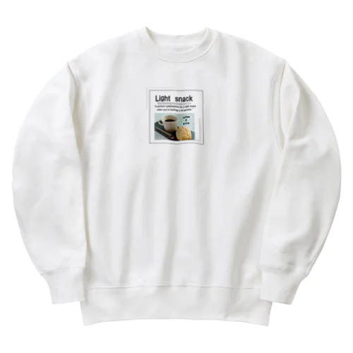 Light　snack Heavyweight Crew Neck Sweatshirt