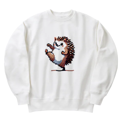 ドットハリネズミくん Heavyweight Crew Neck Sweatshirt