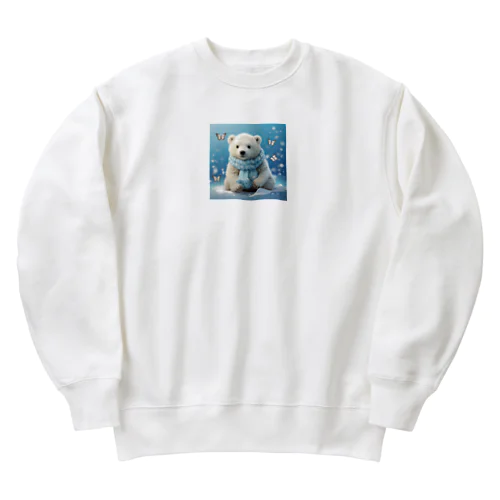 白くま Heavyweight Crew Neck Sweatshirt