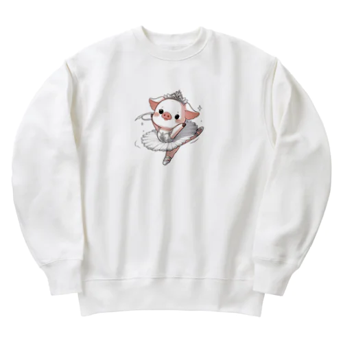 こぶたオデット Heavyweight Crew Neck Sweatshirt