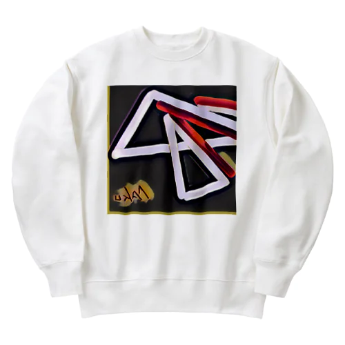 【Abstract Design】No title - BK🤭 Heavyweight Crew Neck Sweatshirt