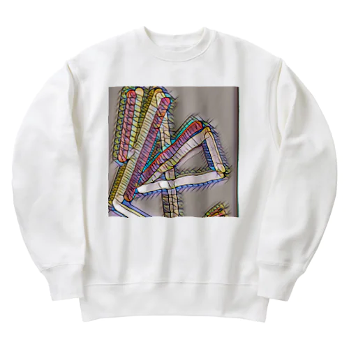 【Abstract Design】No title - Mosaic🤭 Heavyweight Crew Neck Sweatshirt