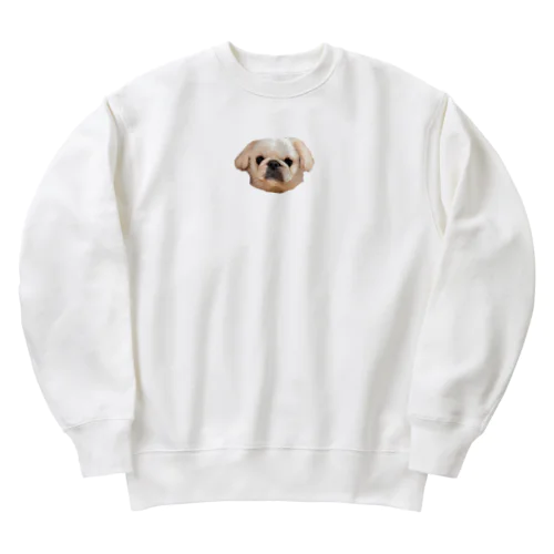 くーちゃま is the dog Heavyweight Crew Neck Sweatshirt