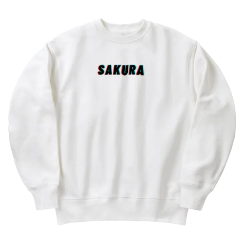 SAKURA Heavyweight Crew Neck Sweatshirt