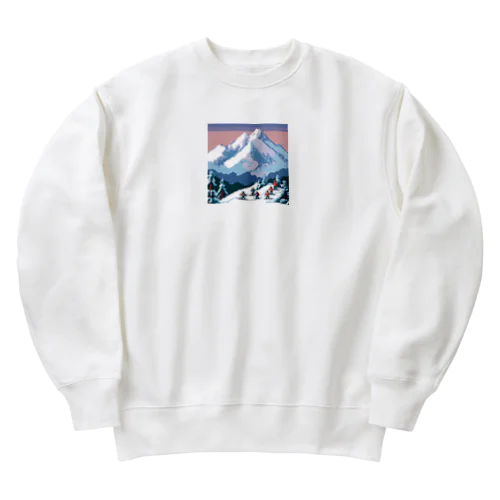 winter sports Heavyweight Crew Neck Sweatshirt