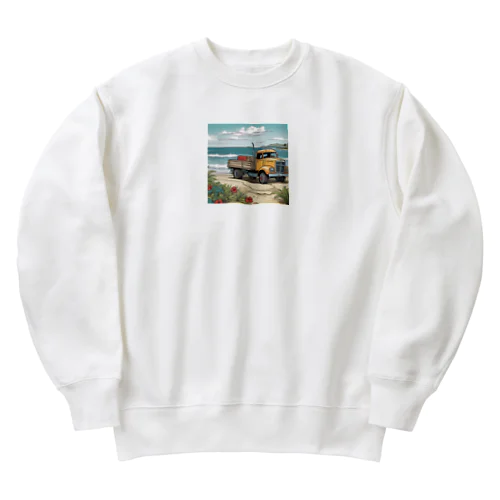 ハワイ　ピックアップトラック Heavyweight Crew Neck Sweatshirt