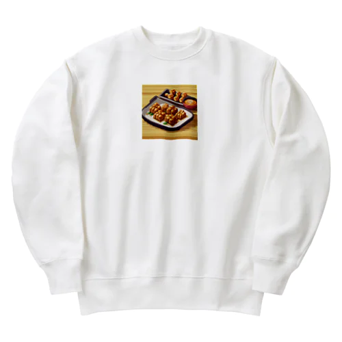 カレーたこやき Heavyweight Crew Neck Sweatshirt