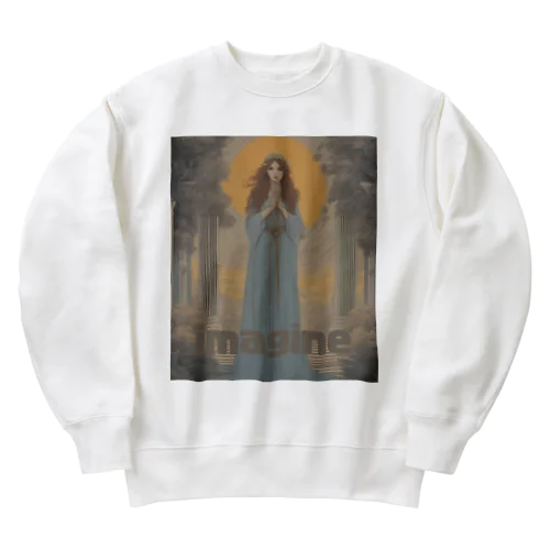 Imagine moonシリーズ Heavyweight Crew Neck Sweatshirt