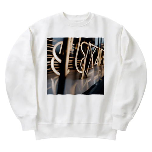 ハイブラな街並み Heavyweight Crew Neck Sweatshirt