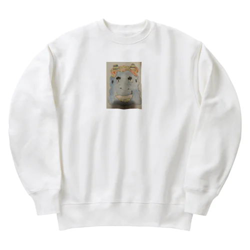 青鬼さん Heavyweight Crew Neck Sweatshirt