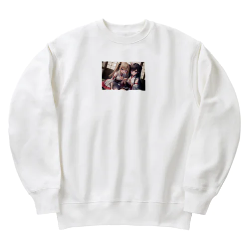 ハートを作る Heavyweight Crew Neck Sweatshirt