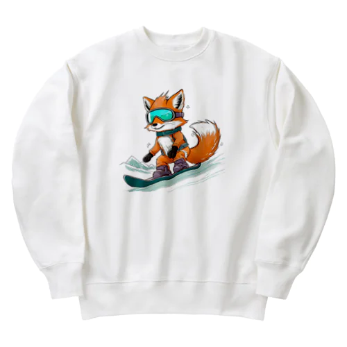 スノーボード　キツネ Heavyweight Crew Neck Sweatshirt