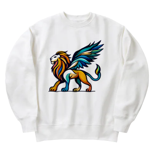 ライオン✕ワシ Heavyweight Crew Neck Sweatshirt