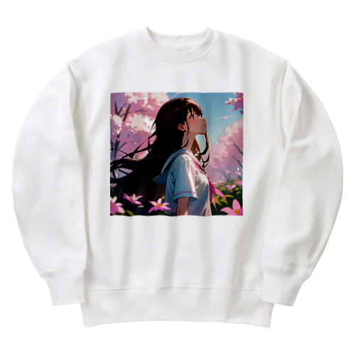 サクラ Heavyweight Crew Neck Sweatshirt