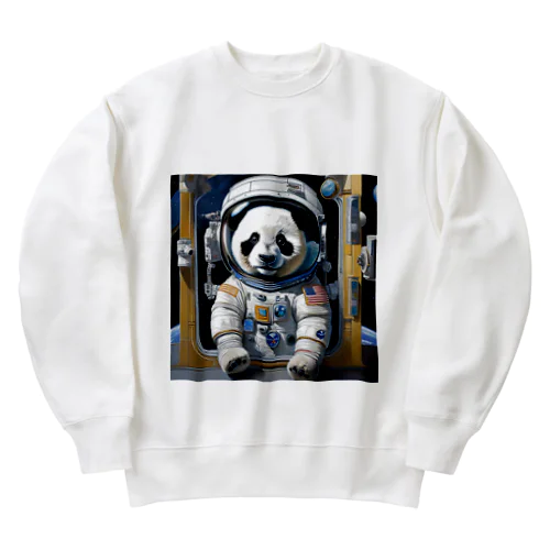 宇宙パンダ Heavyweight Crew Neck Sweatshirt