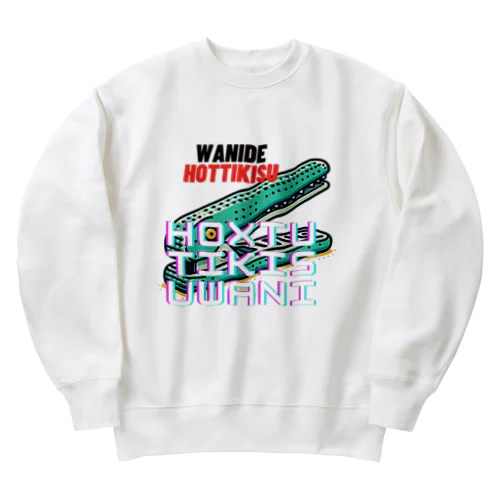 ホッチキスワニ Heavyweight Crew Neck Sweatshirt