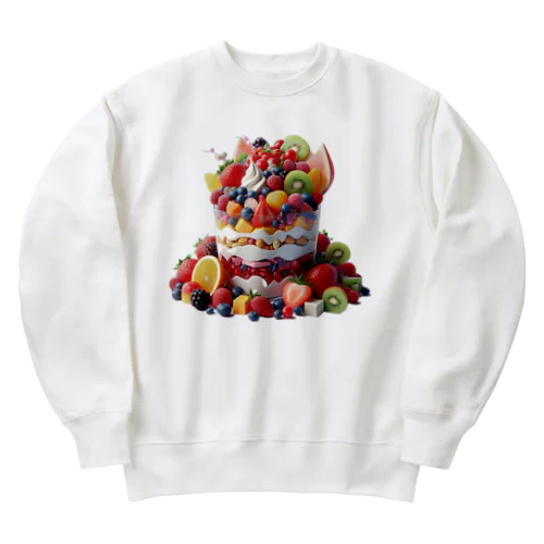 控えめなフルーツパフェ Heavyweight Crew Neck Sweatshirt