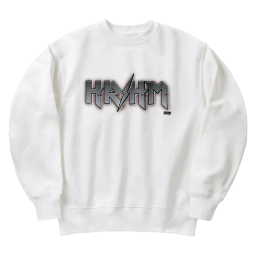 HR/HM ハードロック/ヘヴィメタル  ロゴ Heavyweight Crew Neck Sweatshirt