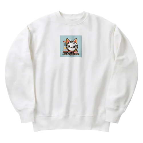 猫電車 Heavyweight Crew Neck Sweatshirt