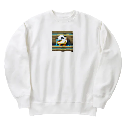 水しぶきをあげるアヒルの足指 Heavyweight Crew Neck Sweatshirt