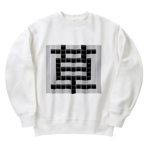 草　草生える文字 Heavyweight Crew Neck Sweatshirt