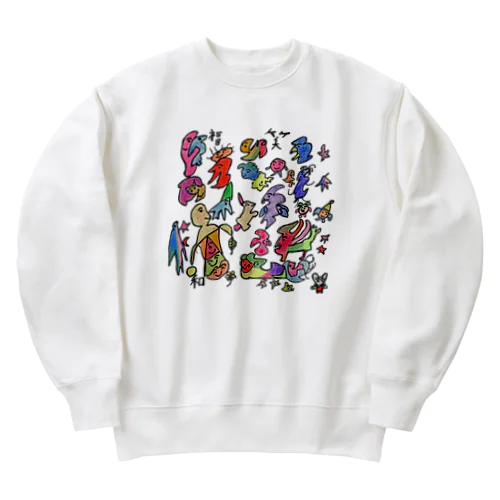 福笑 Heavyweight Crew Neck Sweatshirt