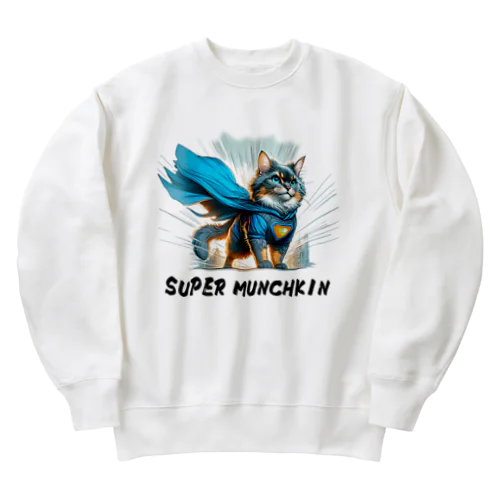 SUPER MANCHKIN 参上！ Heavyweight Crew Neck Sweatshirt