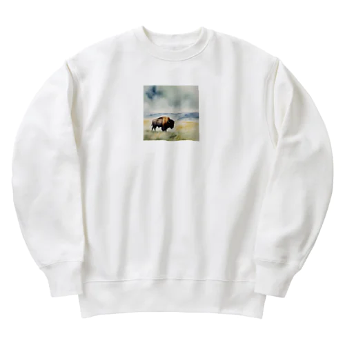 バイソンさん Heavyweight Crew Neck Sweatshirt