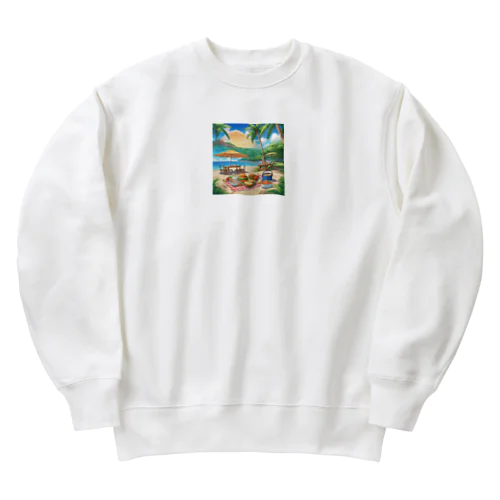 沖縄　ビーチパーティ Heavyweight Crew Neck Sweatshirt