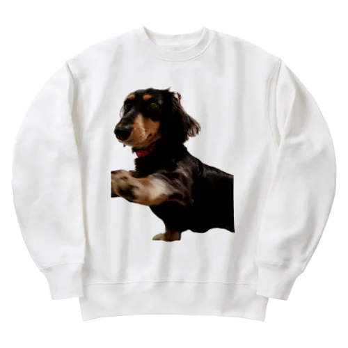 おすましダックスさつきさん Heavyweight Crew Neck Sweatshirt