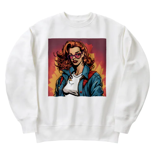 American Comic 90’s Woman Heavyweight Crew Neck Sweatshirt