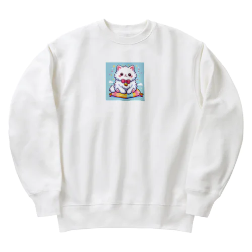 ゆるかわキャット Heavyweight Crew Neck Sweatshirt